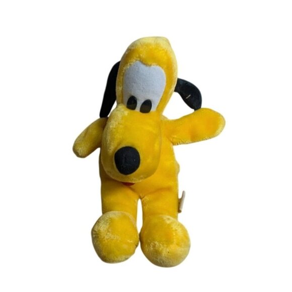 Vintage Disneyland Pluto puppet plush stuffed animal toy Yellow  14" - Picture 2 of 6